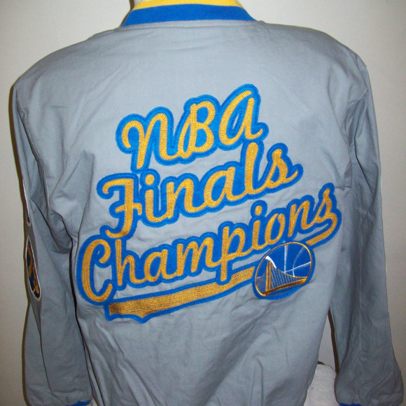 Golden State WARRIORS 4 Time NBA Champ Jacket - Picture 2 of 8